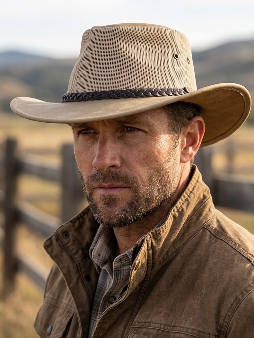 Outback Survival Gear Maverick Cooler Hickory Stone  Hat